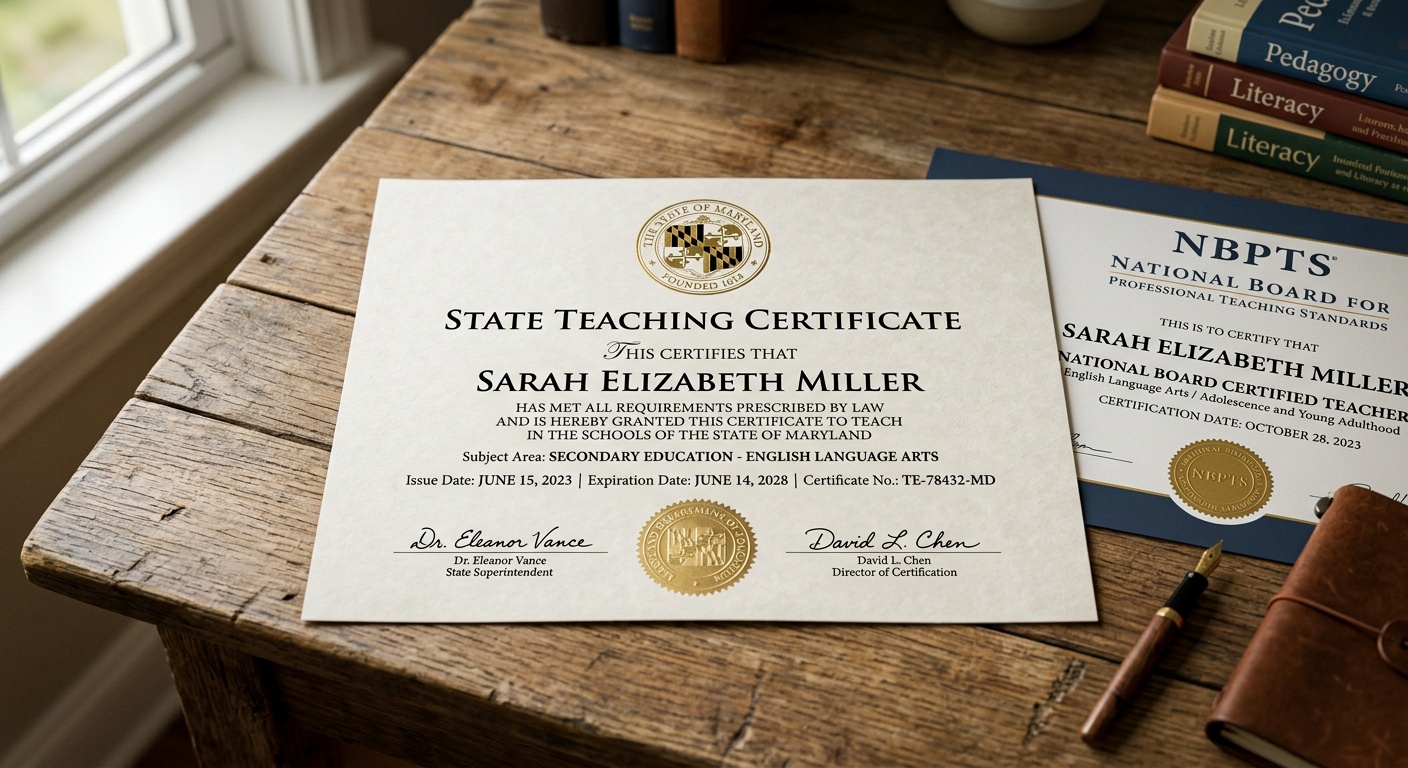 Teacher certification renewal abroad